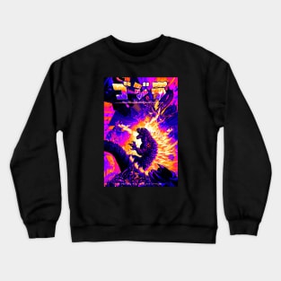 Retro Godzilla Alien Crewneck Sweatshirt